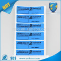 matt blue non transfer self adhesive security void sticker/adhesive sticker